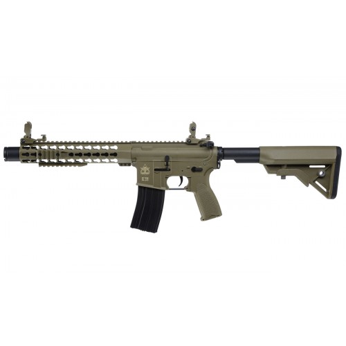Evolution Carbontech Recon Superlite 10" (Amplified) Tan, The Evolution Combat Series Airsoft Rifle is designed for players who demand durability, precision, and upgrade potential
